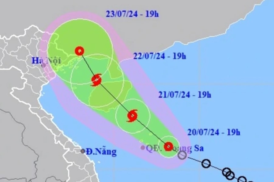 Áp thấp mạnh lên, cả nước mưa lớn