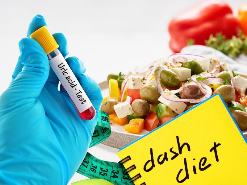 Lợi ích của chế độ ăn DASH trong kiểm soát axit uric cao