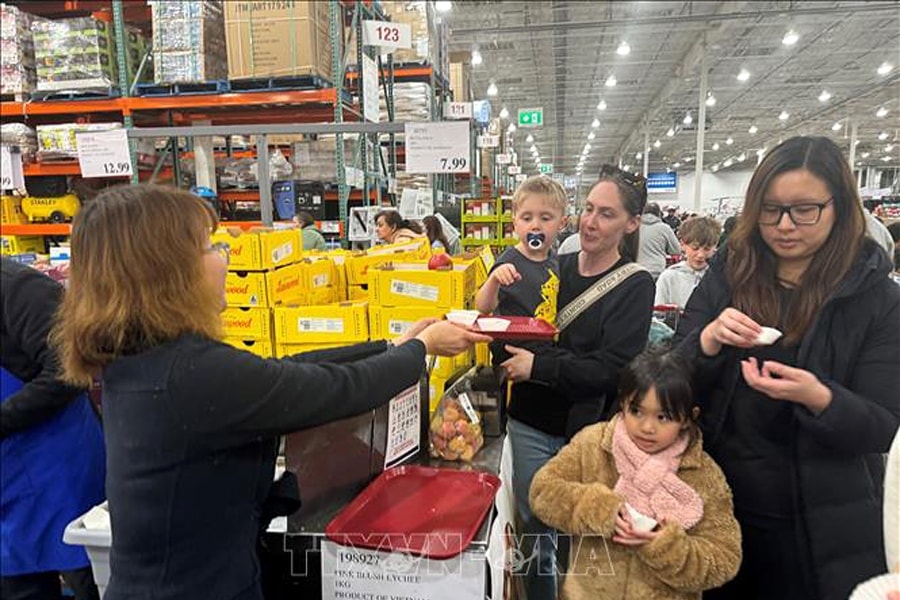 Vietnamese lychee selling well at Costco stores in Australia