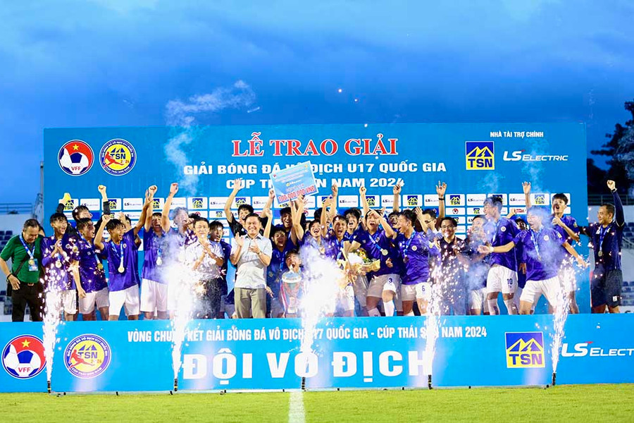 U17 Hà Nội vô địch giải U17 Quốc gia 2024