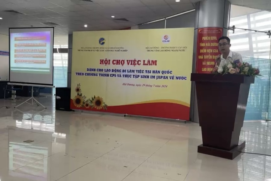 Hải Dương tổ chức hội chợ việc làm cho người lao động từng làm việc ở Hàn Quốc và Nhật Bản