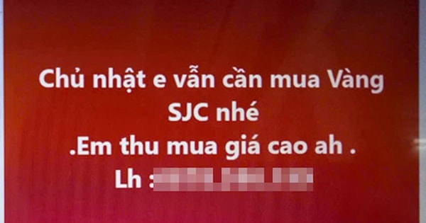 'Sóng ngầm' mua bán vàng miếng