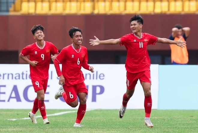 Vietnam’s U16s beat Japan at 2024 Peace Cup