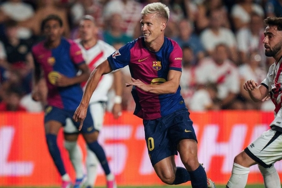 Dani Olmo ghi bàn giúp Barcelona toàn thắng ở La Liga