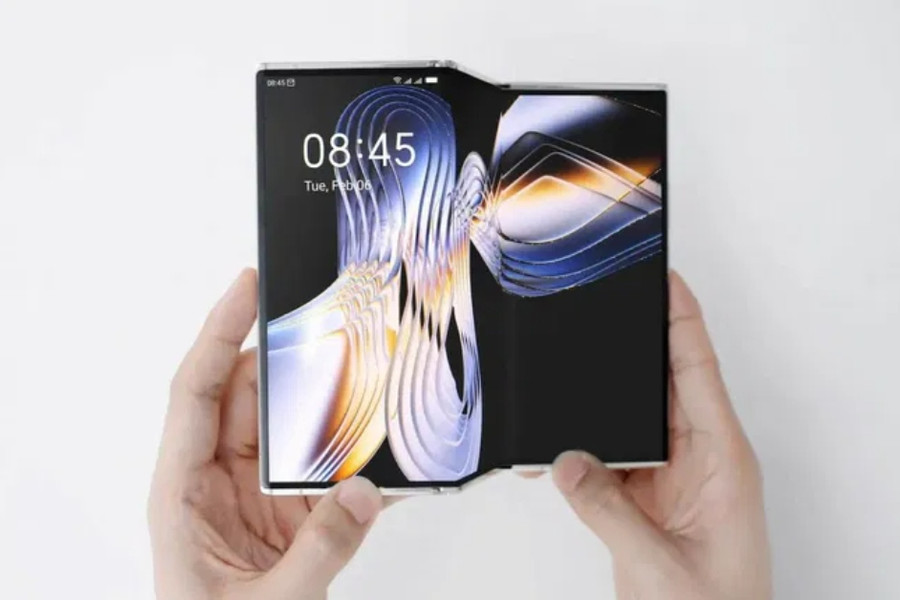 Smartphone màn hình gập 3 mỏng hơn cả Galaxy Z Fold6