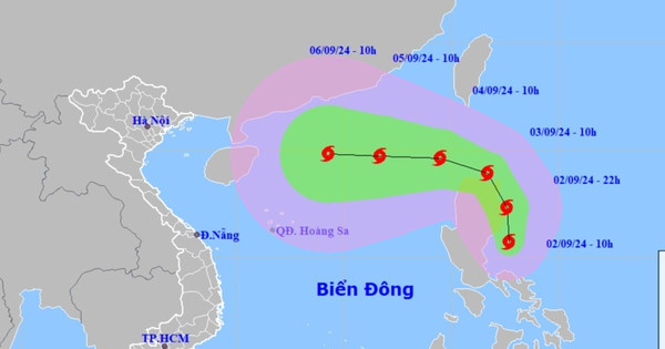 Bão Yagi giật cấp 11 hướng vào Biển Đông, dự báo có thể giật cấp 15