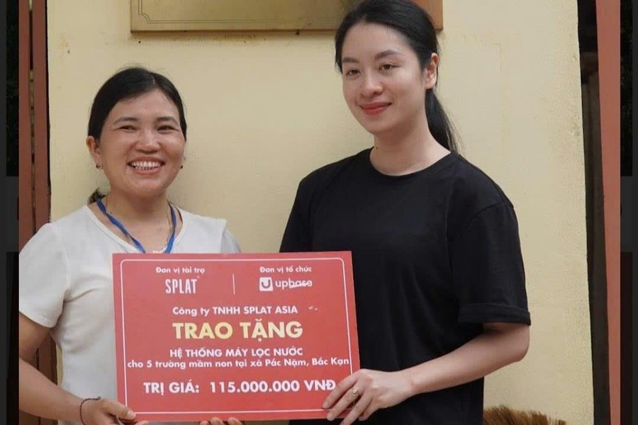 KOC trẻ Ngọc Lan đồng hành cùng SPLAT góp phần lan tỏa thông điệp 'Một máy lọc nước – Vạn giọt yêu thương'