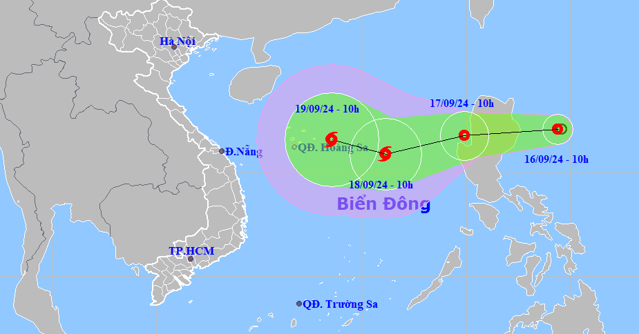 Xuất hiện áp thấp nhiệt đới gần Biển Đông, dự báo mạnh thành bão