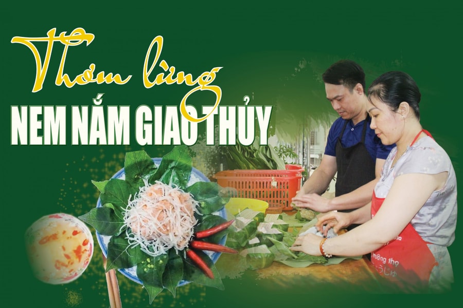 Thơm lừng nem nắm Giao Thủy