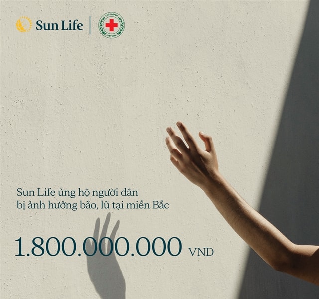 Sun Life Vietnam donates over $73,000 to support communities hit by Typhoon Yagi