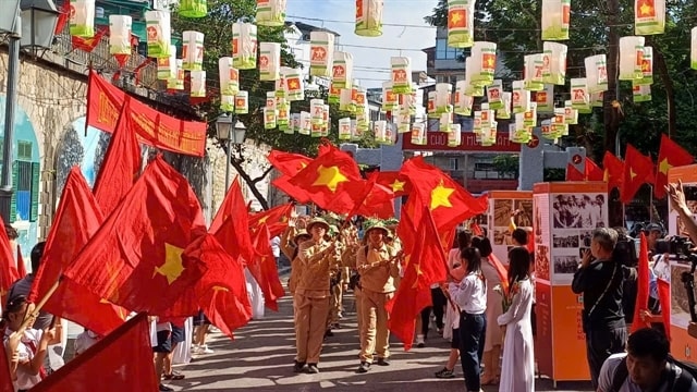 Flying the flag for Liberation Day