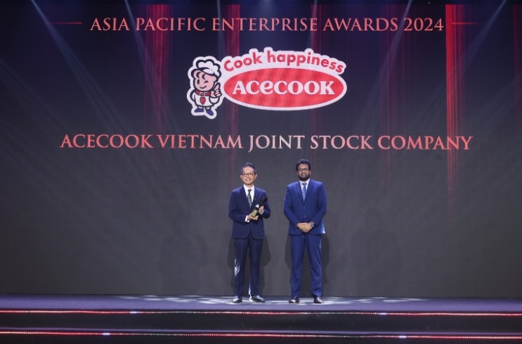 Acecook Vietnam honoured at Asia Pacific Enterprise Awards