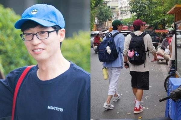 'MC quốc dân' Yoo Jae Suk và dàn sao Hàn ăn phở, dạo phố Hà Nội