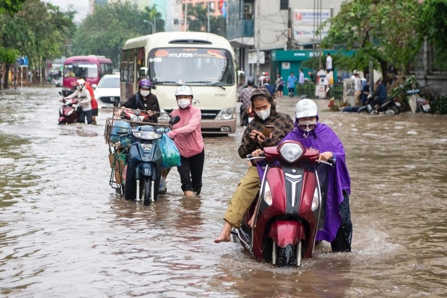 Bắc Bộ mưa lớn, Hà Nội có nơi mưa dông