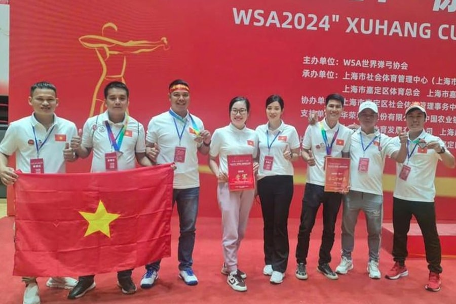 Vietnamese team comes third at International Slingshot Open