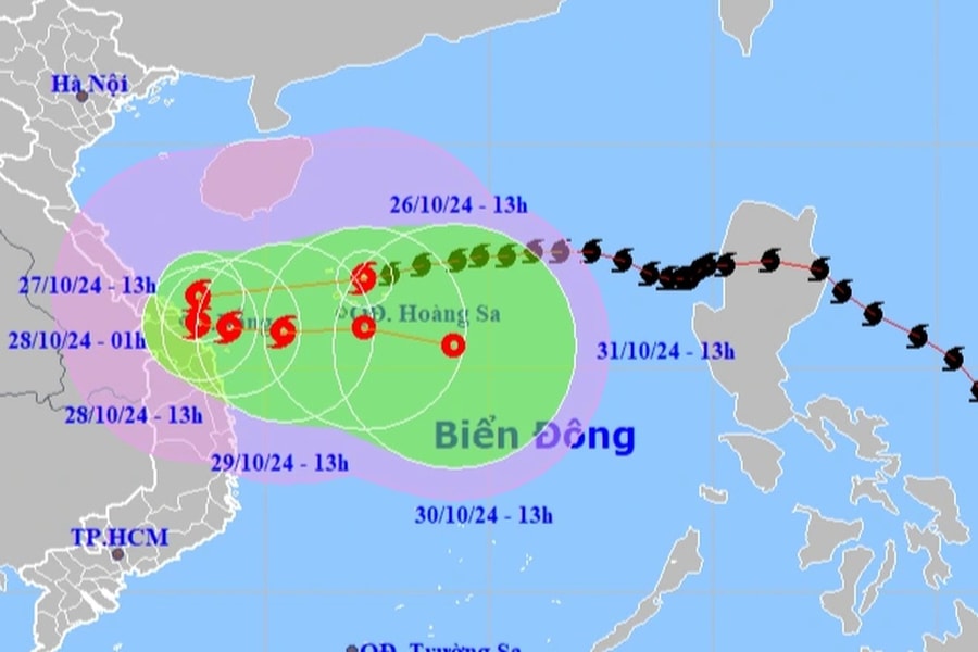 Bão Trà Mi tăng một cấp, diễn biến phức tạp