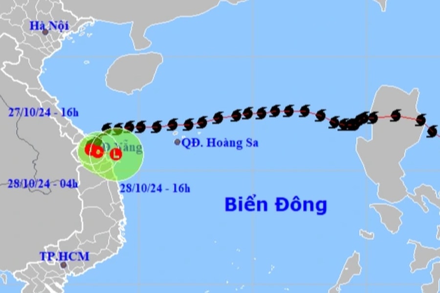 Bão Trà Mi suy yếu, Hà Tĩnh đến Thừa Thiên Huế có mưa rất to