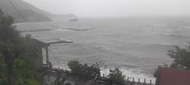 Typhoon Trami brings heavy rainfall and strong winds to central coast