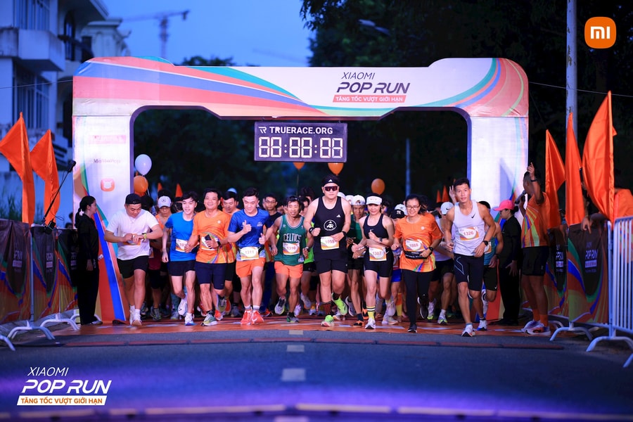 1.000 người tham gia giải chạy Xiaomi POP Run 2024