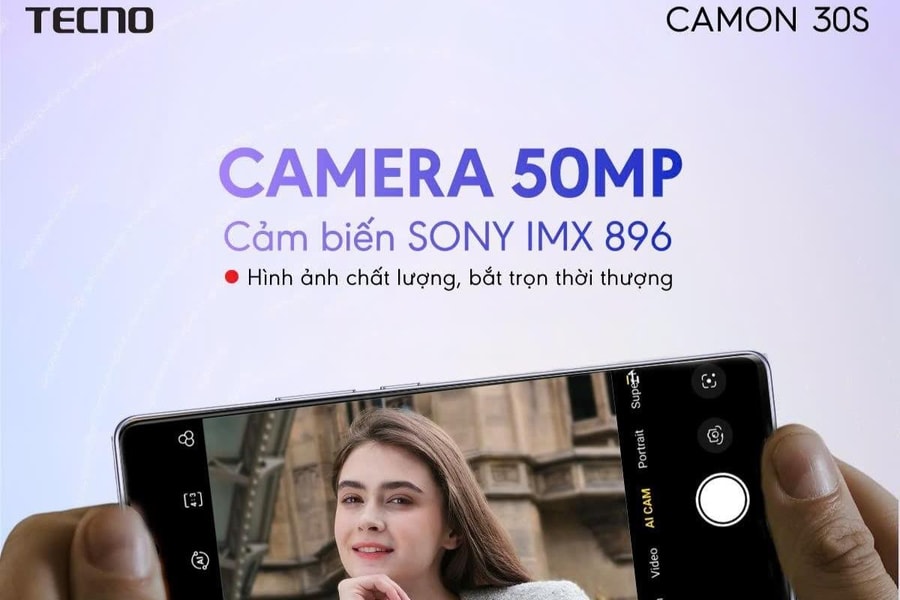 Có gì ở chiếc điện thoại Tecno CAMON 30S với giá bán 5,49 triệu đồng tại thị trường Việt Nam?