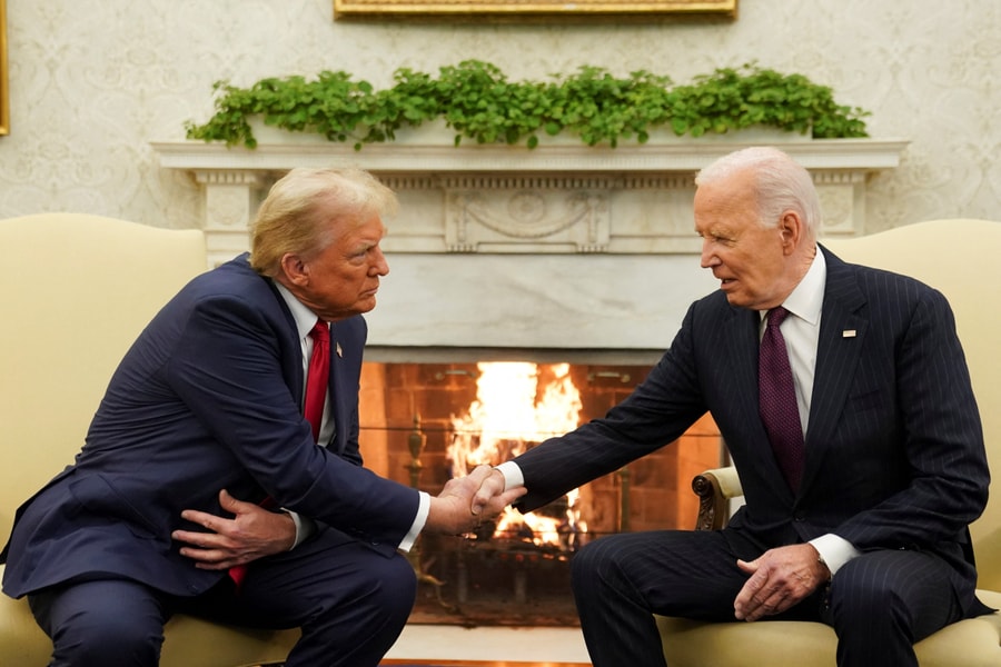 'Hậu trường' cuộc gặp lịch sử Biden-Trump tại Nhà Trắng