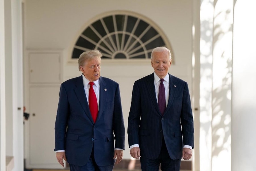 Ông Trump và ông Biden gặp nhau ở Nhà Trắng, hứa chuyển giao quyền lực suôn sẻ