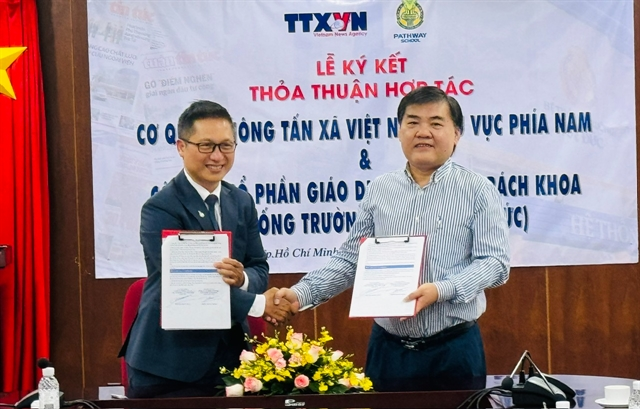 Vietnam News Agency's southern branch co-operates with Pathway School