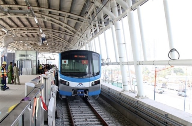 HCM City’s first metro line set to commence operations next month