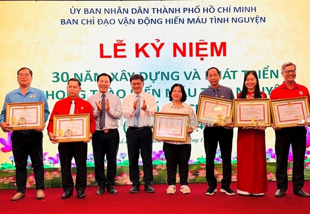 HCM City marks three decades of voluntary blood donation