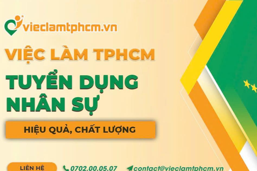 Tìm việc làm tại TP.HCM nhanh chóng, dễ dàng cùng Vieclamtphcm.vn