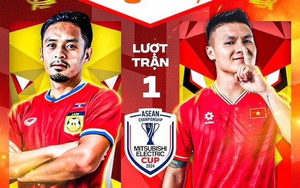 Link xem trực tiếp bóng đá tuyển Việt Nam vs Lào tại AFF Cup 2024