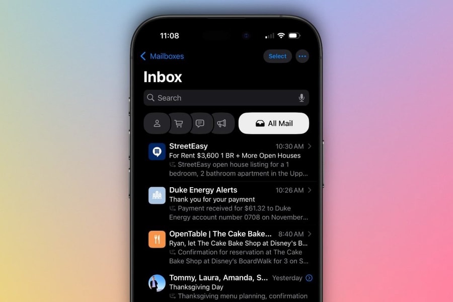 iOS 18.2 'phá nát' giao diện Mail, đổi lại ngay bằng cách này