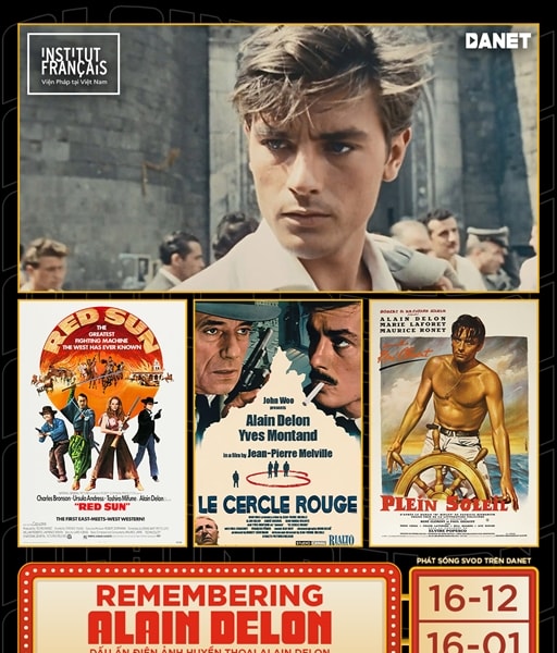 Film screening pays tribute to Alain Delon, legend of French cinema