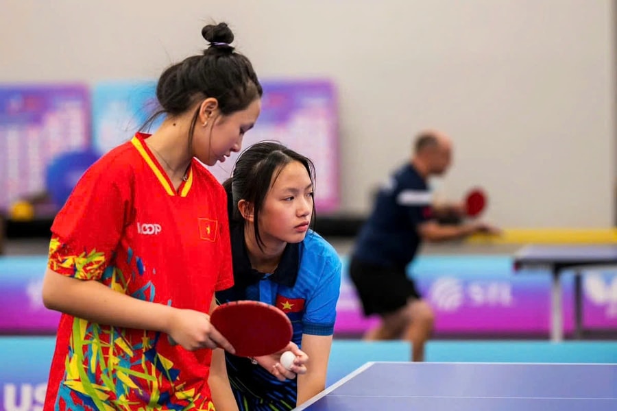 Gold for Vietnam at 2024 US Open Table Tennis Championships