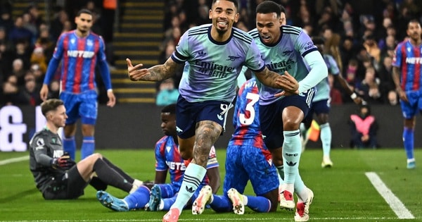 Đè bẹp chủ nhà Crystal Palace, Arsenal vững chân Top 3 Ngoại hạng