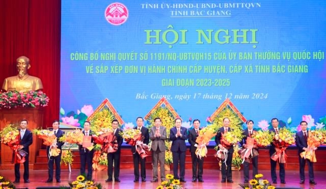 Bắc Giang finalises leadership structure for merged Bắc Giang City
