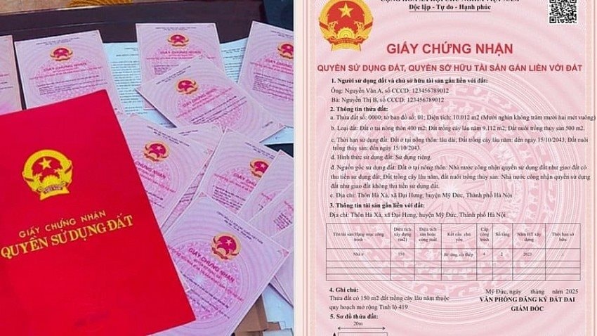 Chính thức cấp sổ đỏ mẫu mới có mã QR, người dân tra cứu được 5 thông tin